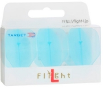Жесткие пластиковые оперения Target L-flights (светло-голубые) 