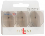 Жесткие пластиковые оперения Target L-flights (светло-серые) 