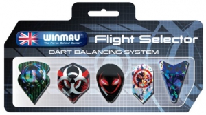 Набор из 5-ти комплектов оперений Winmau Flight Selector   