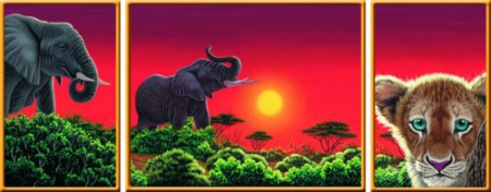 Пазл (Puzzle) "Африканские звери" - 1000 деталей  