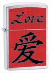 Зажигалка Zippo Chinese Symbol Love Emblem артикул 24263