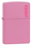 Зажигалка Zippo Pink Matte Logo артикул 238ZL