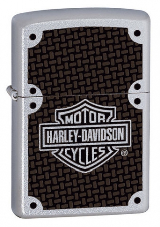 Зажигалка Zippo Harley-Davidson Carbon Fiber артикул 24025  