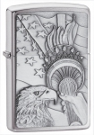 Зажигалка Zippo Something Patriotic Eagle Emblem артикул 20895