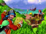 Пазл (Puzzle) "Сокровища пиратов" - 100 деталей