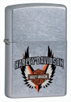 Зажигалка Zippo Harley Davidson Street Chrome артикул 24291
