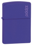 Зажигалка Zippo Purple Matte Logo артикул 237