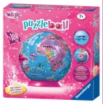 Пазл (Puzzle) "Глобус для девочек "Феи" (с блестками)" - 108 деталей