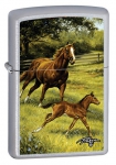 Зажигалка Zippo Linda Picken Horse & Foal артикул 24782