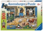Пазл (Puzzle) "Животные на ферме" - 100 деталей